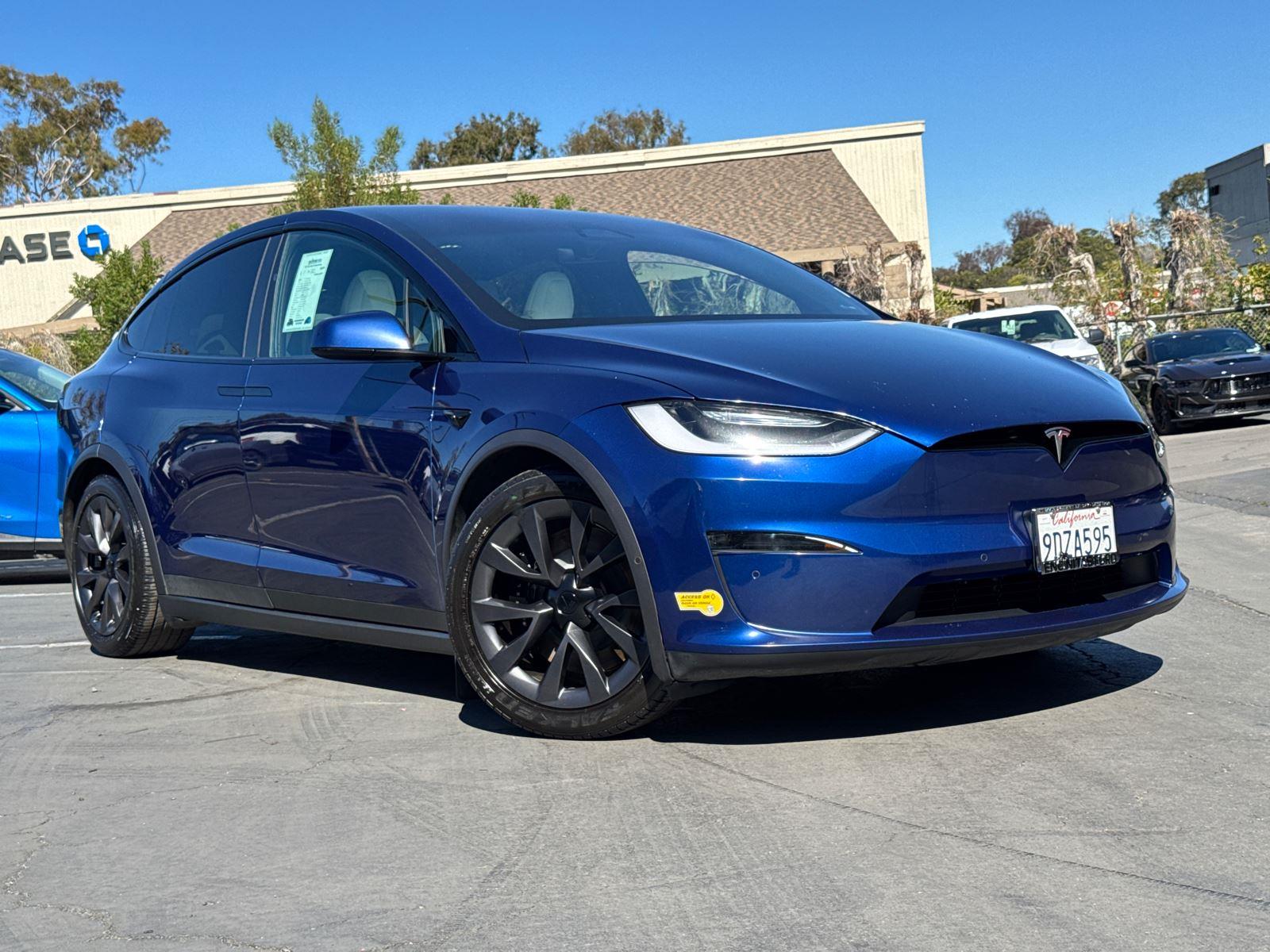 Used 2023 Tesla Model X Long Range with VIN 7SAXCBE55PF371739 for sale in Encinitas, CA
