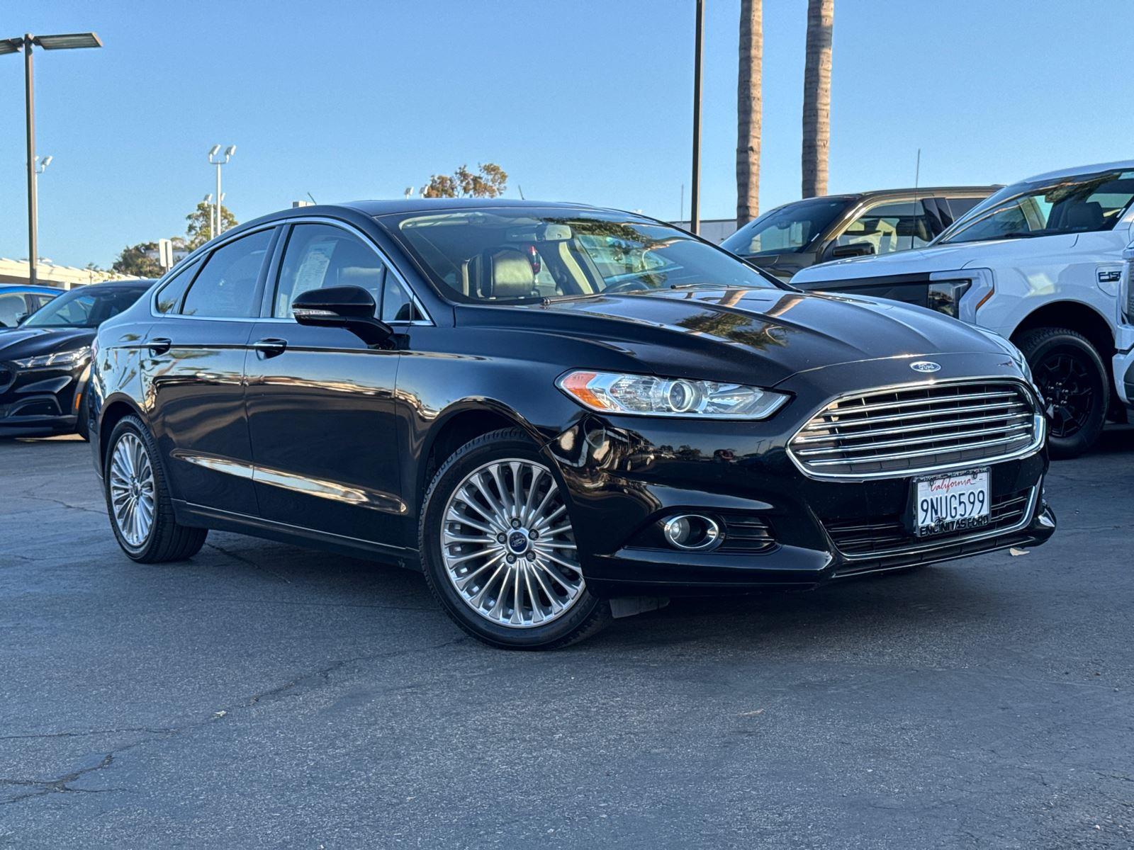 Used 2016 Ford Fusion Titanium with VIN 3FA6P0K9XGR145581 for sale in Encinitas, CA