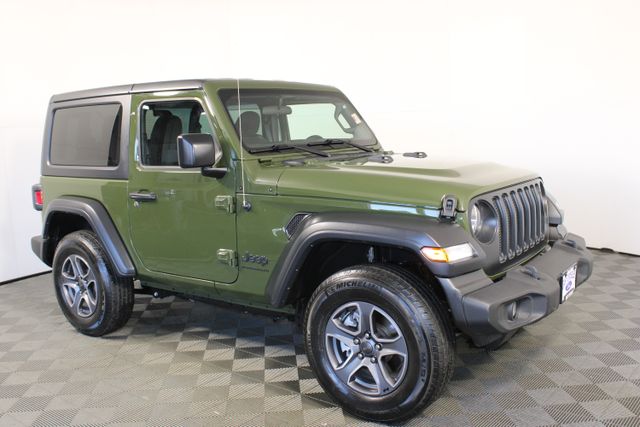 Used 2023 Jeep Wrangler 2-Door Sport S with VIN 1C4HJXAGXPW598402 for sale in Kansas City