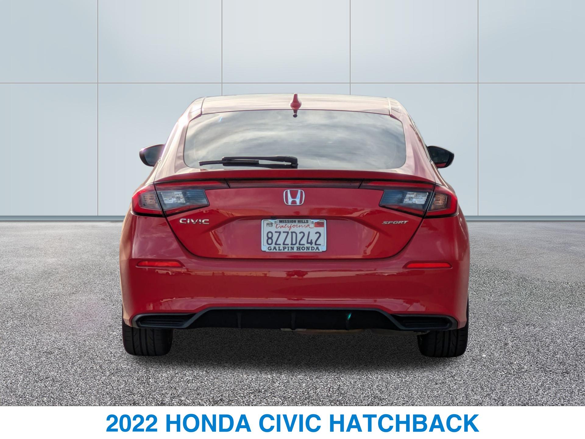 2022 Honda Civic Hatchback Sport photo 4