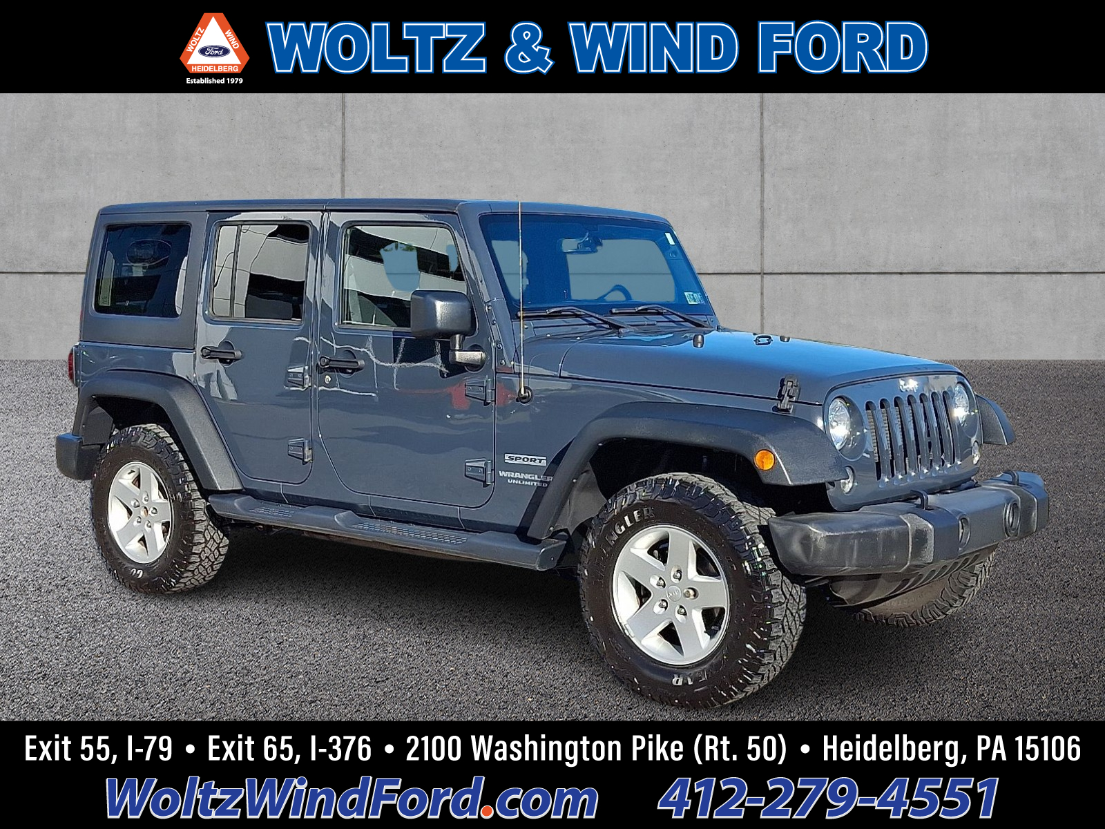 2017 Jeep Wrangler Unlimited Sport