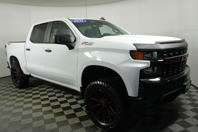 Used 2021 Chevrolet Silverado 1500 Custom with VIN 1GCPYCEF7MZ210165 for sale in Kansas City