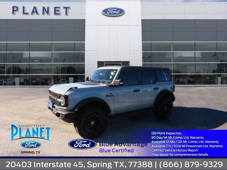 2022 Ford Bronco Wildtrak 4 Door Advanced 4X4