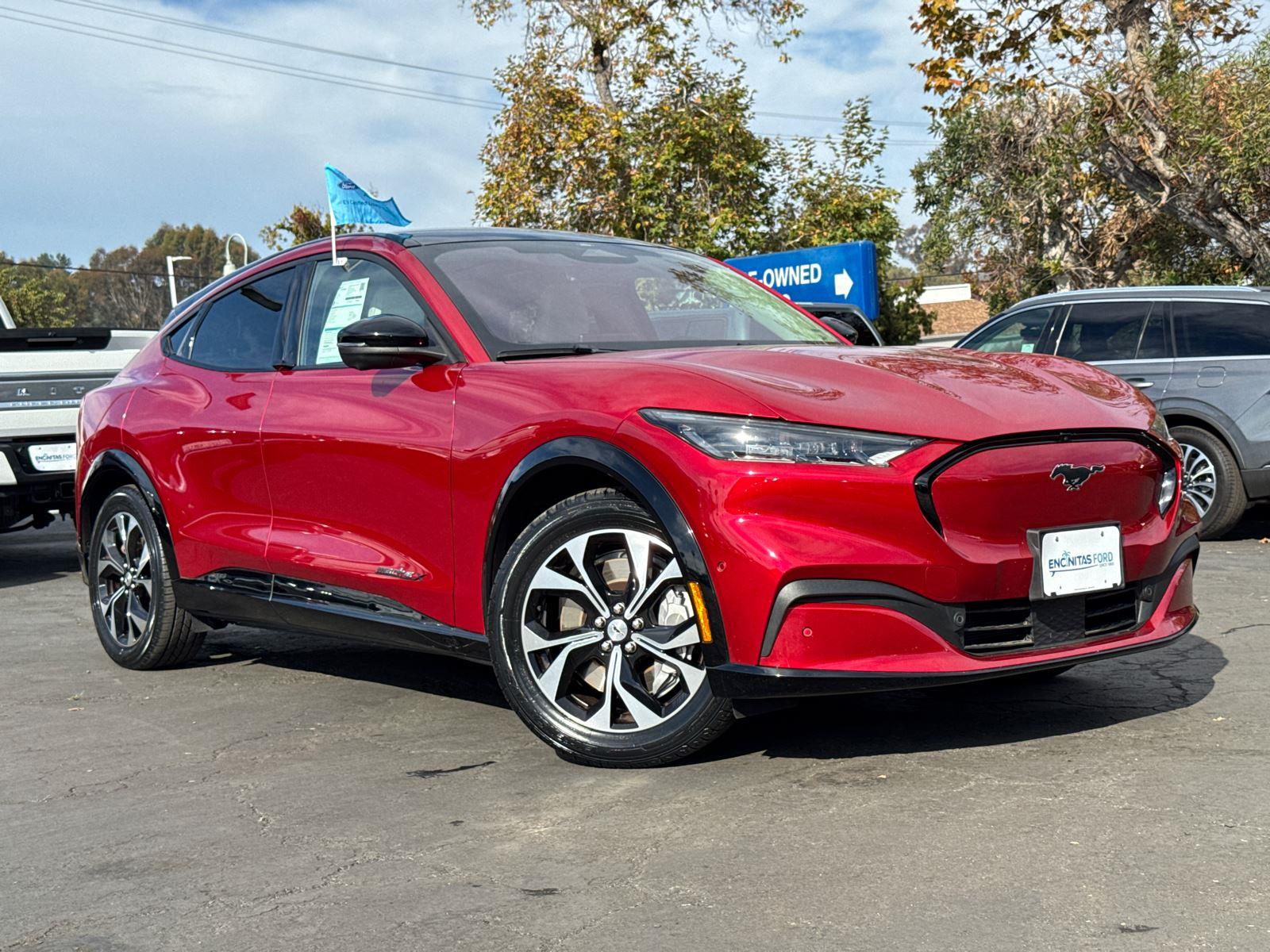 Certified 2021 Ford Mustang Mach-E Premium RWD with VIN 3FMTK3R78MMA58428 for sale in Encinitas, CA