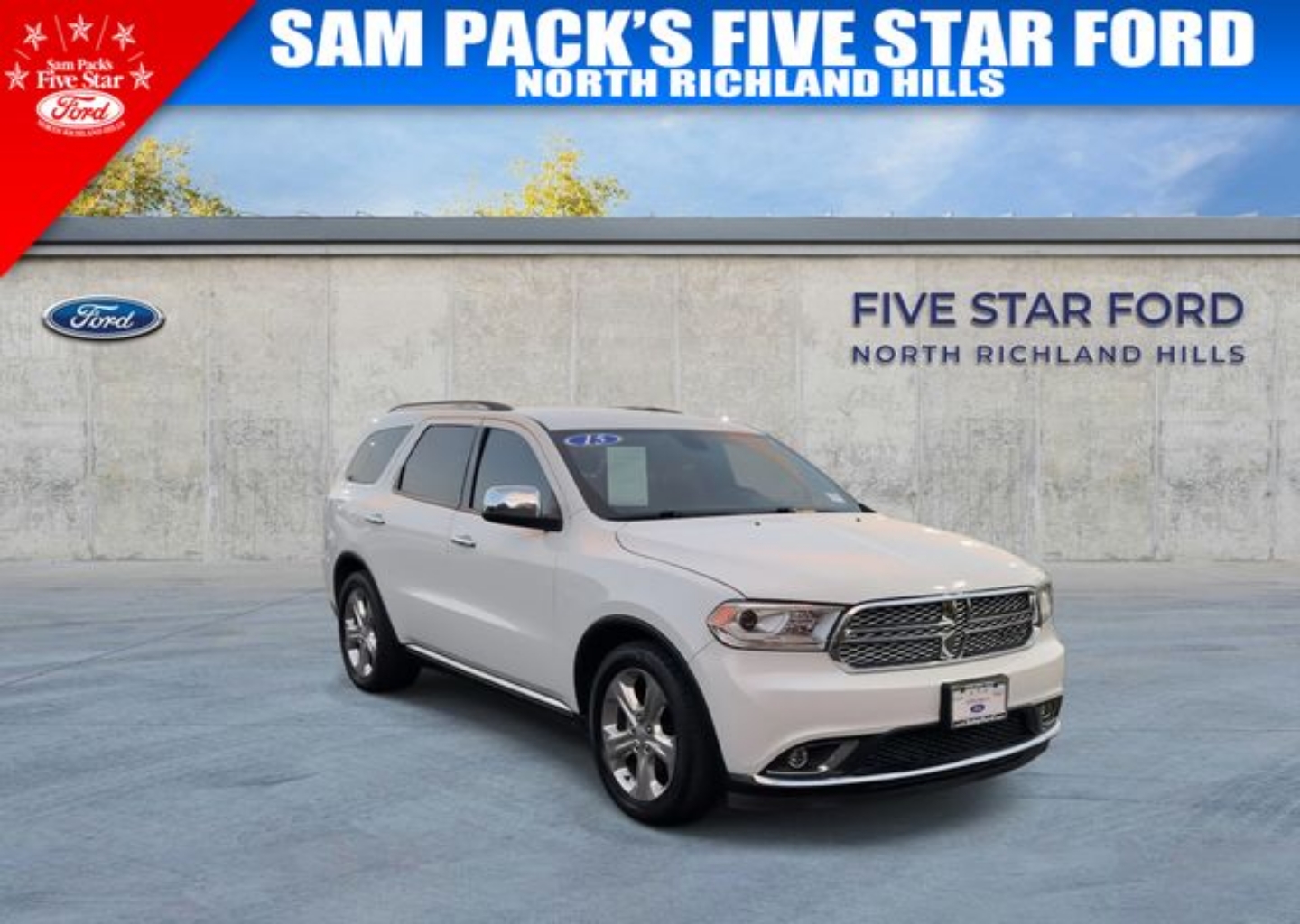 Used 2015 Dodge Durango SXT Plus with VIN 1C4RDHAG1FC689379 for sale in North Richland Hills, TX