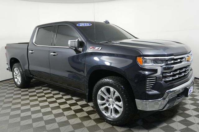 Used 2022 Chevrolet Silverado 1500 LTZ with VIN 1GCUDGET0NZ577499 for sale in Kansas City