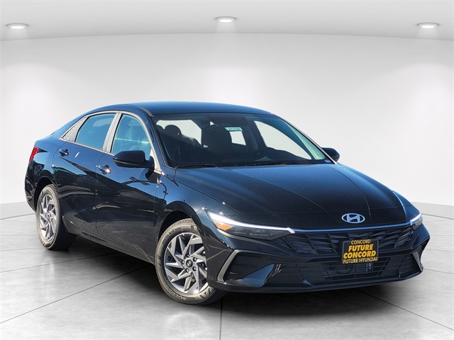 New 2026 Hyundai Elantra Hybrid Blue