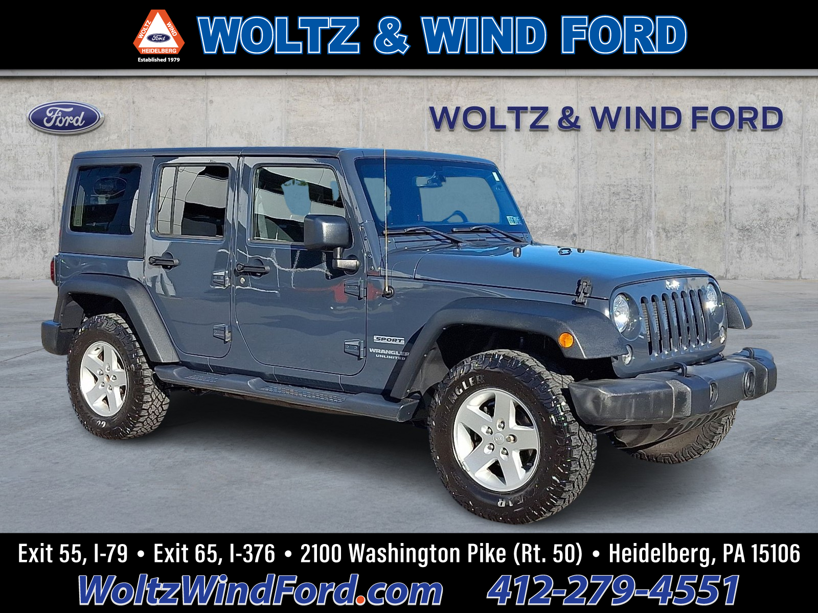 2017 Jeep Wrangler Unlimited Sport