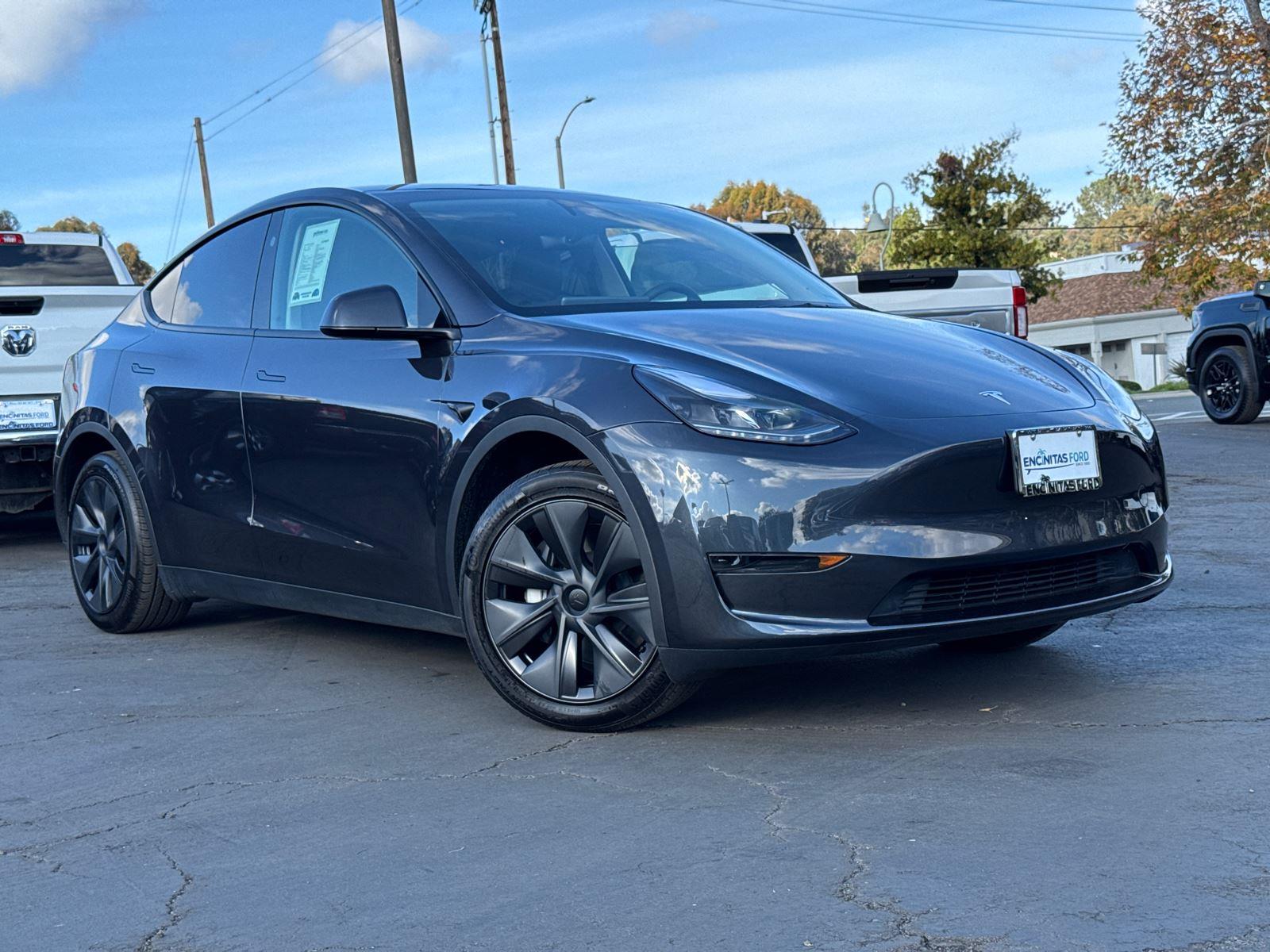Used 2024 Tesla Model Y Long Range with VIN 7SAYGDED7RF201512 for sale in Encinitas, CA