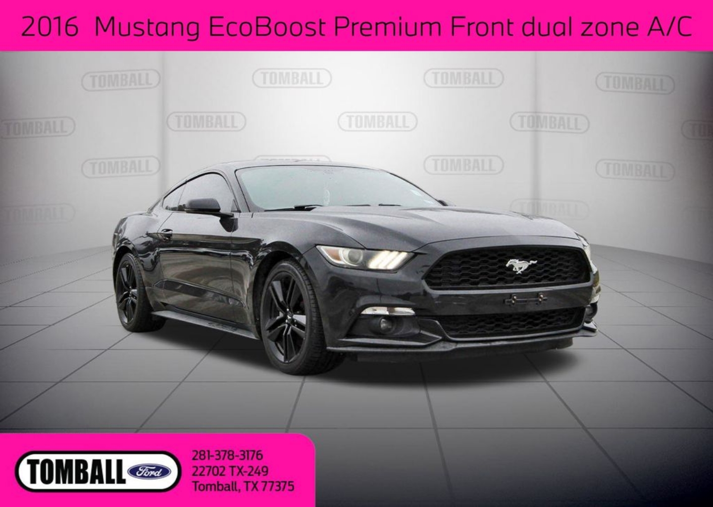 2016 Ford Mustang EcoBoost Premium