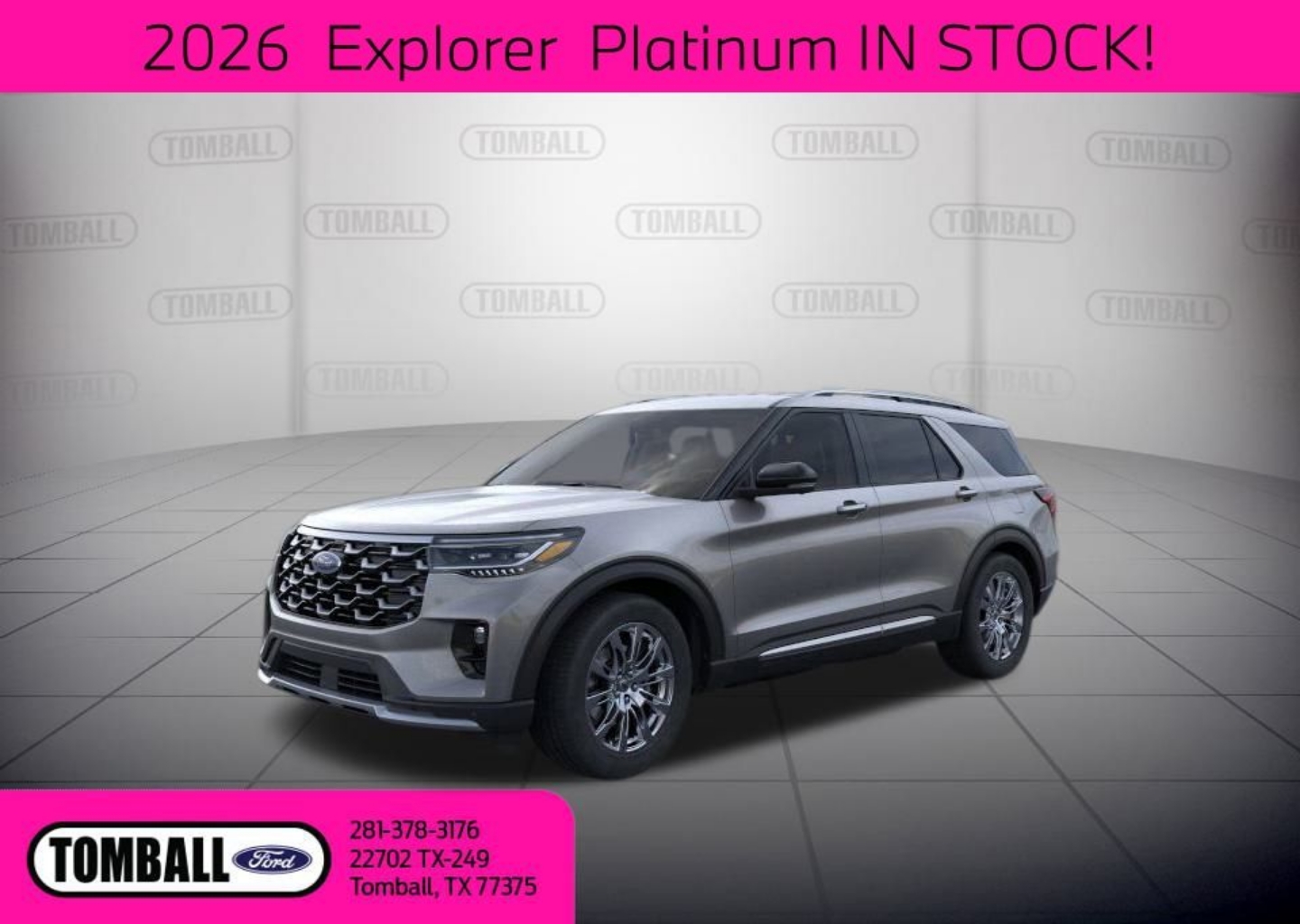 2026 Ford Explorer Platinum's photo