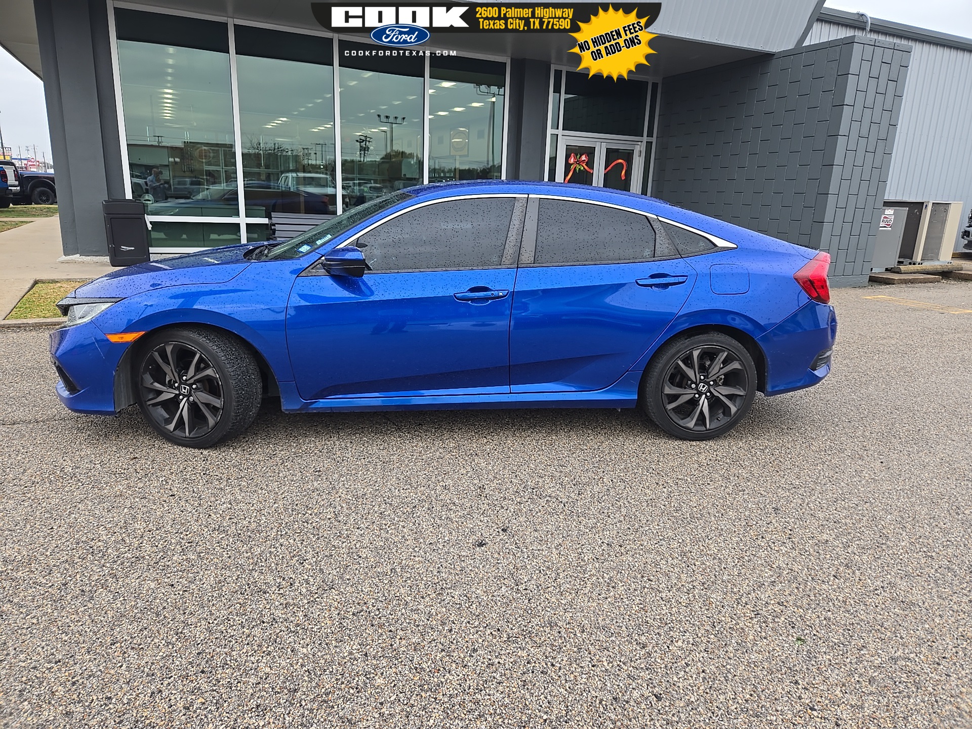 Used 2021 Honda Civic Sport with VIN 19XFC2F80ME002922 for sale in Texas City, TX