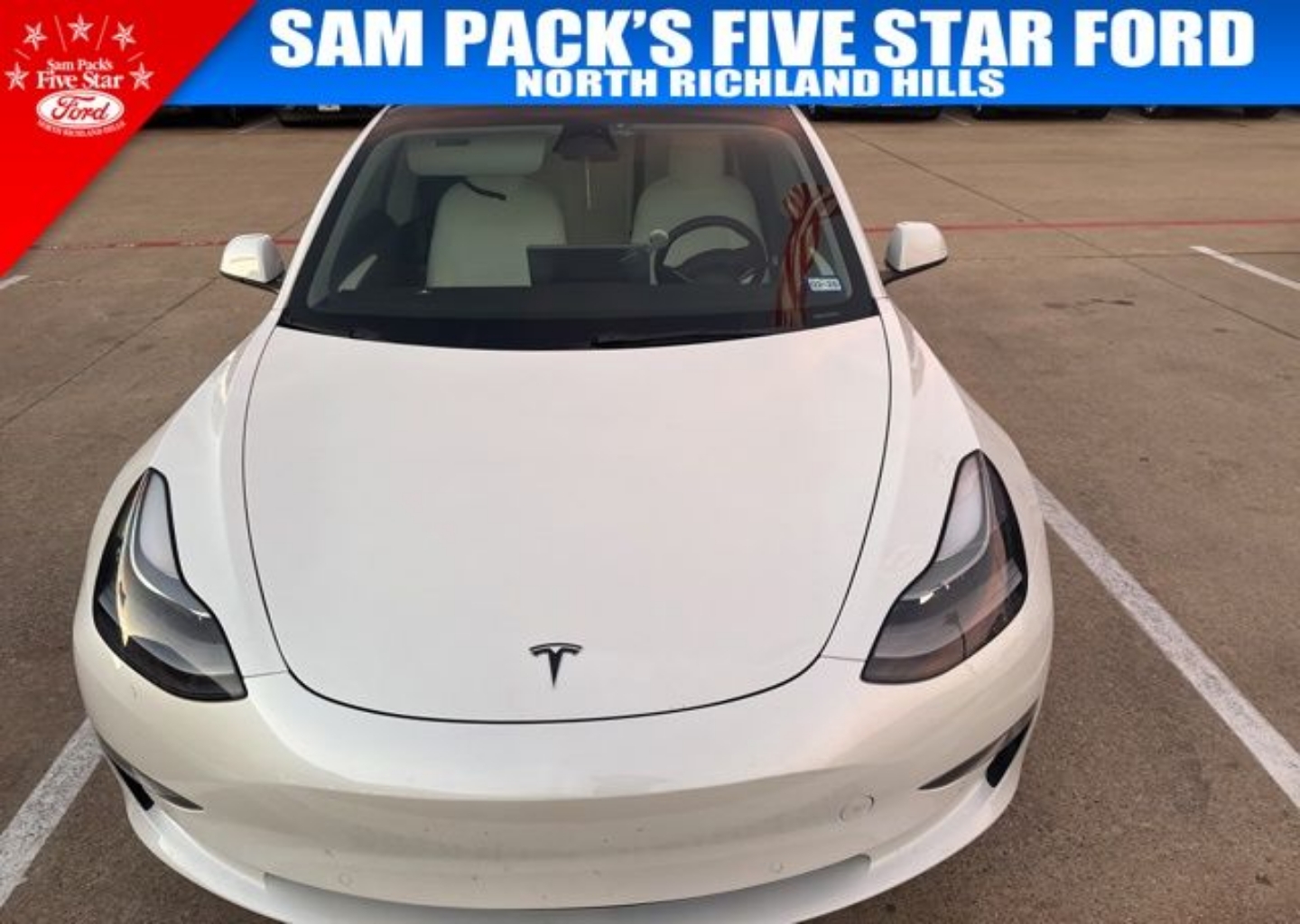 Used 2022 Tesla Model 3 Long Range with VIN 5YJ3E1EB1NF196392 for sale in North Richland Hills, TX