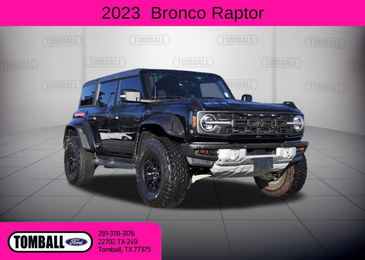 2023 Ford Bronco 4-Door Raptor's photo