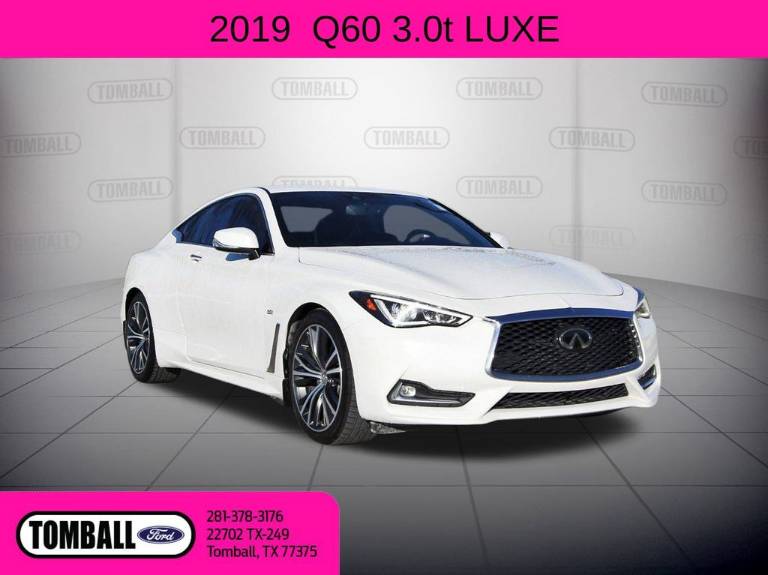 2019 INFINITI Q60 3.0T LUXE