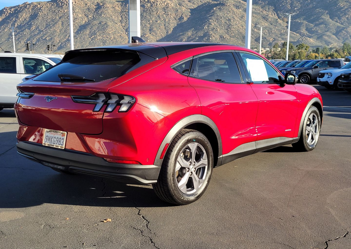 Used 2023 Ford Mustang Mach-E Select RWD with VIN 3FMTK1R40PMA98677 for sale in Riverside, CA