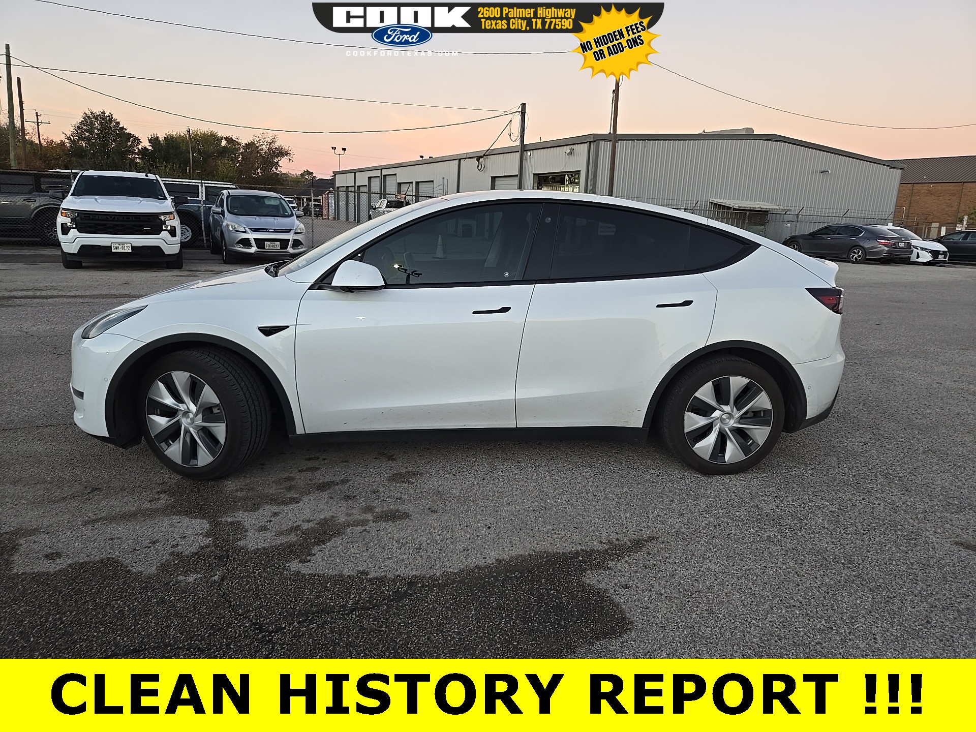 Used 2021 Tesla Model Y Long Range with VIN 5YJYGDEE9MF203700 for sale in Texas City, TX