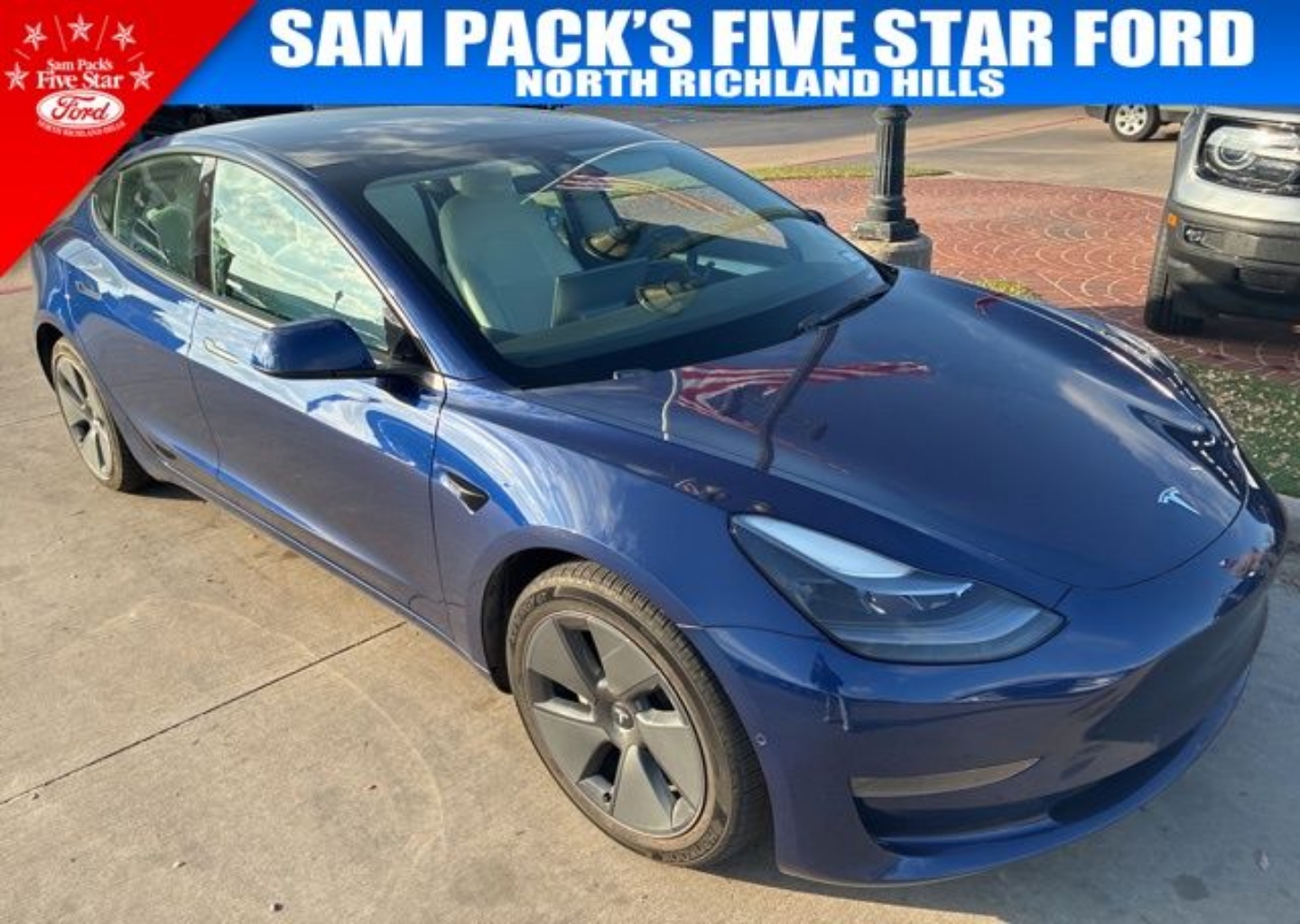 Used 2022 Tesla Model 3 Long Range with VIN 5YJ3E1EB9NF311790 for sale in North Richland Hills, TX