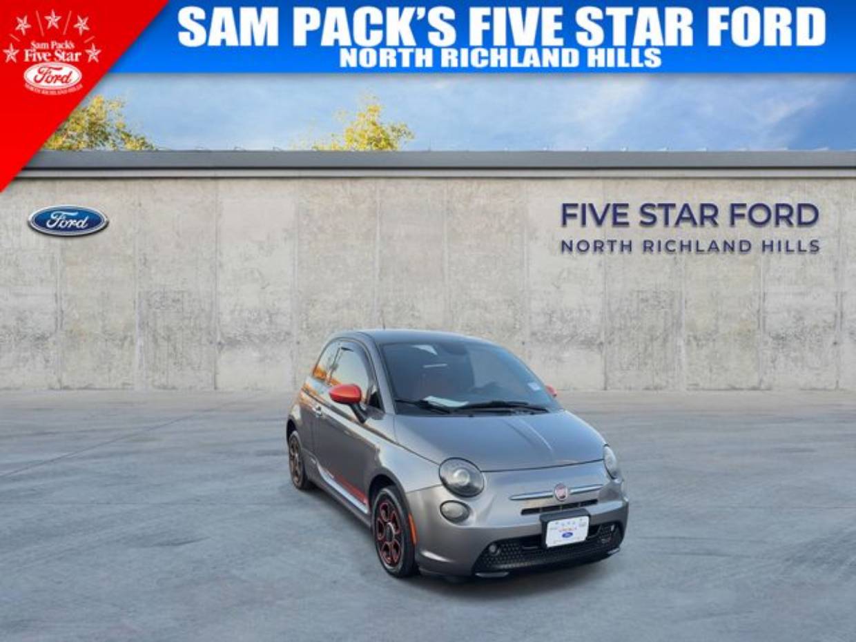 Used 2013 FIAT 500e Battery Electric with VIN 3C3CFFGE6DT744344 for sale in Dallas, TX