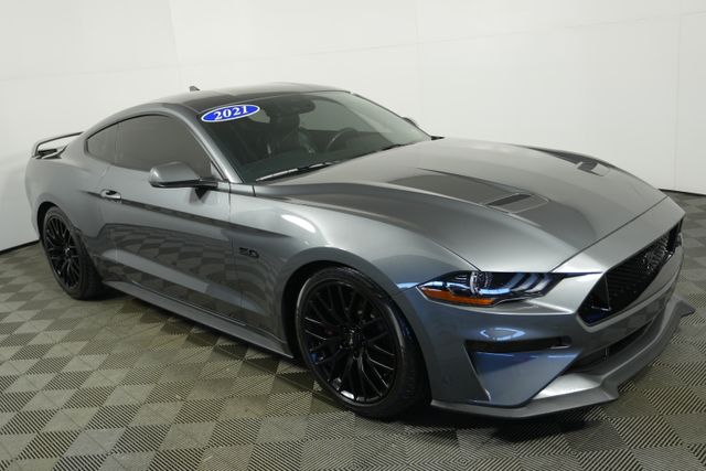 Used 2021 Ford Mustang GT Premium with VIN 1FA6P8CF0M5103079 for sale in Kansas City