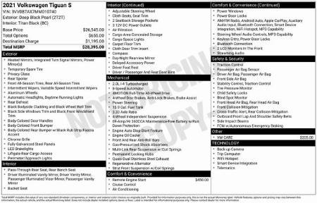 2021 Volkswagen Tiguan S