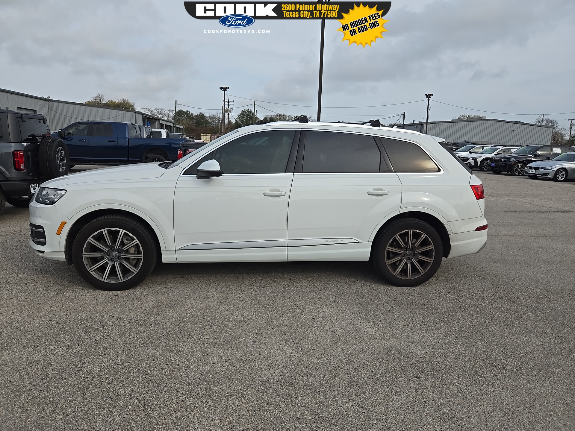 Used 2019 Audi Q7 Premium Plus with VIN WA1LHAF7XKD031617 for sale in Texas City, TX