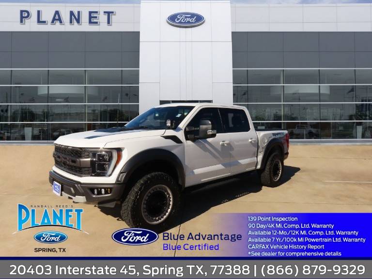 2022 Ford F-150 Raptor 4WD SuperCrew 5.5' Box