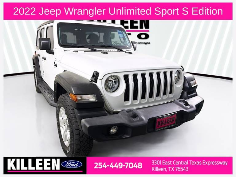 2022 Jeep Wrangler Unlimited Sport S