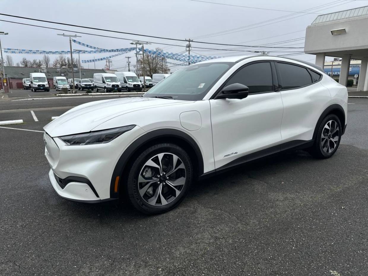 Used 2025 Ford Mustang Mach-E Select AWD with VIN 3FMTK1S52SMA14323 for sale in Beaverton, OR