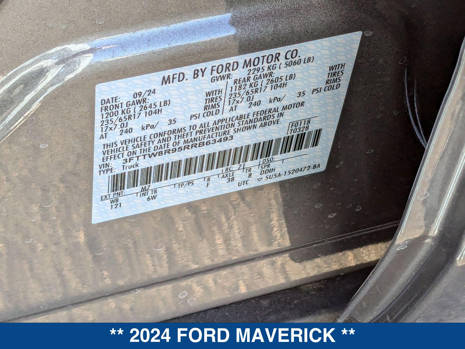 2024 Ford Maverick Lariat Tremor Advanced - Photo 21