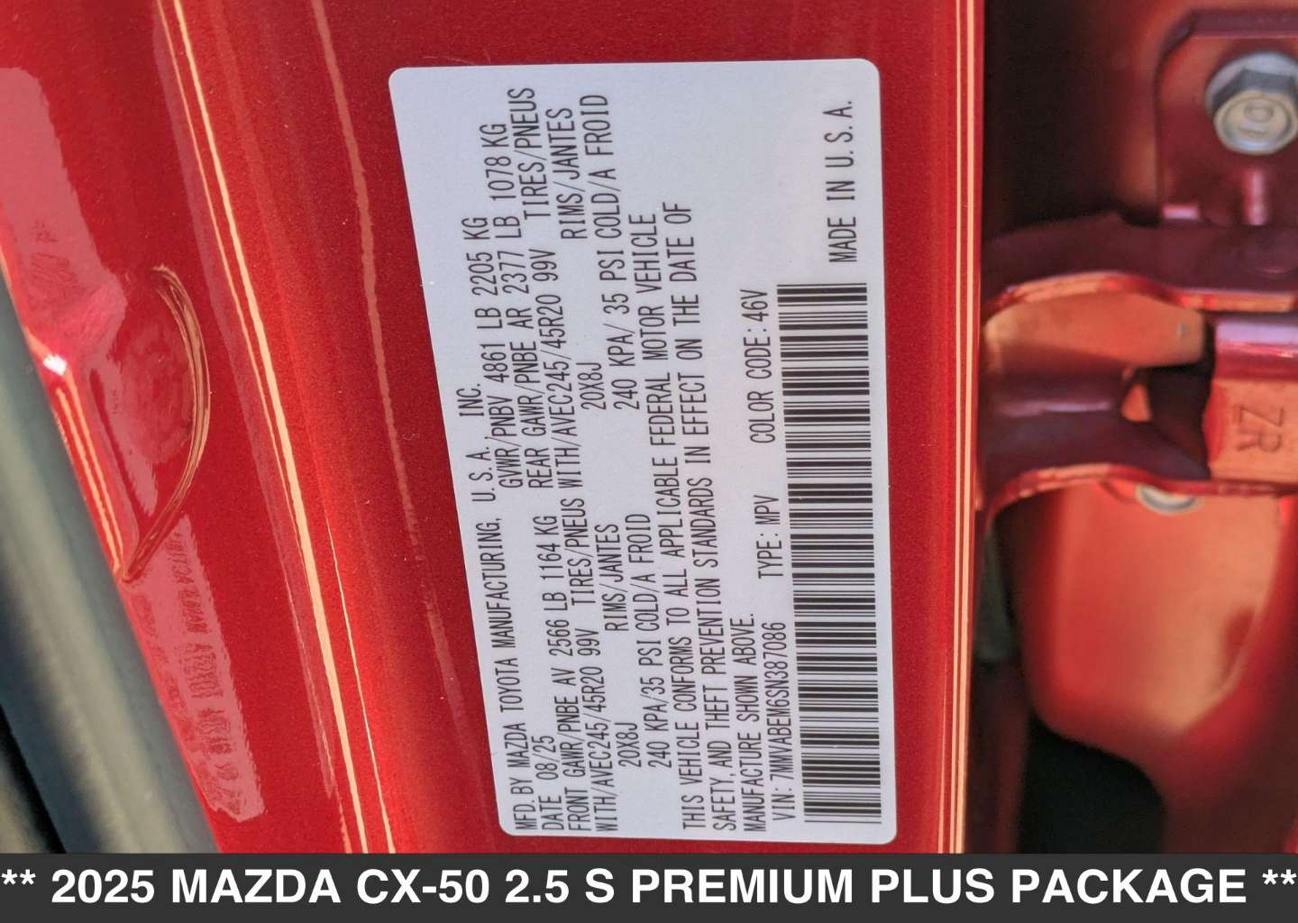 2025 Mazda CX-50 Premium Plus - Photo 15