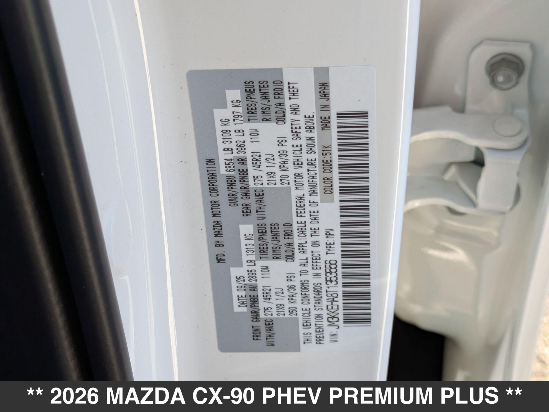 2026 Mazda CX-90 Premium Plus Package - Photo 15
