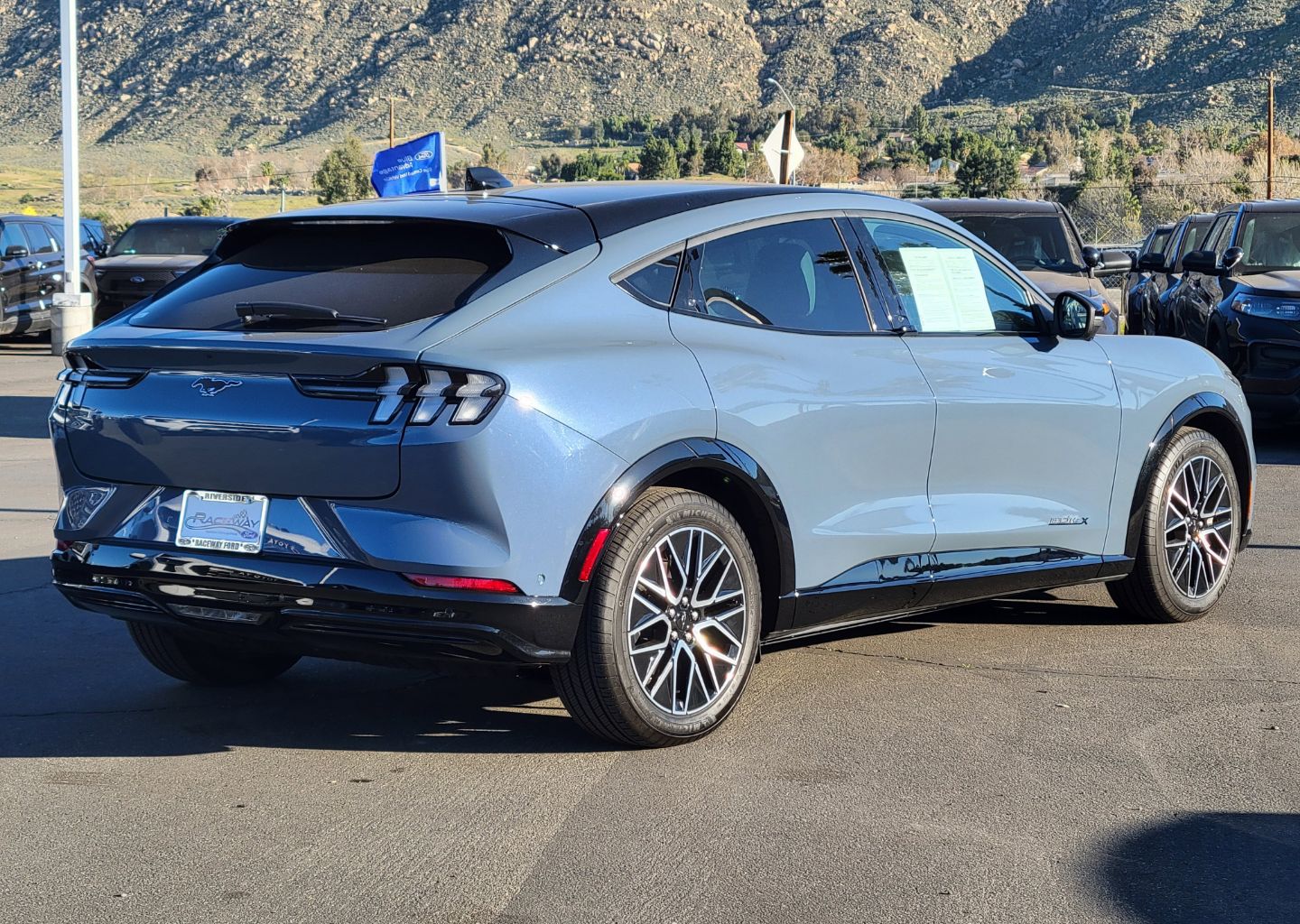 Certified 2024 Ford Mustang Mach-E Premium RWD with VIN 3FMTK3R79RMA52953 for sale in Riverside, CA
