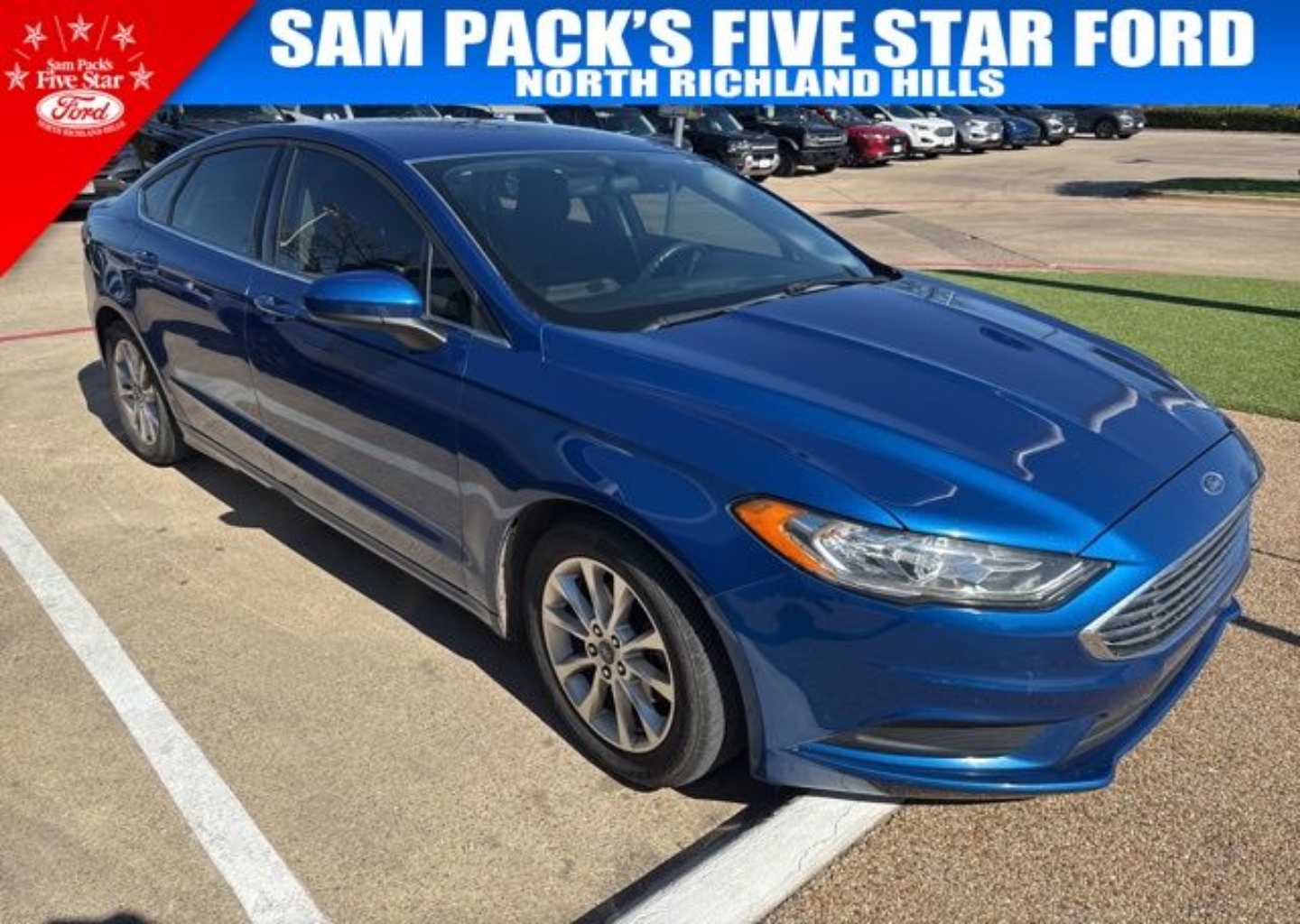 Certified 2017 Ford Fusion SE with VIN 3FA6P0HD3HR109986 for sale in North Richland Hills, TX