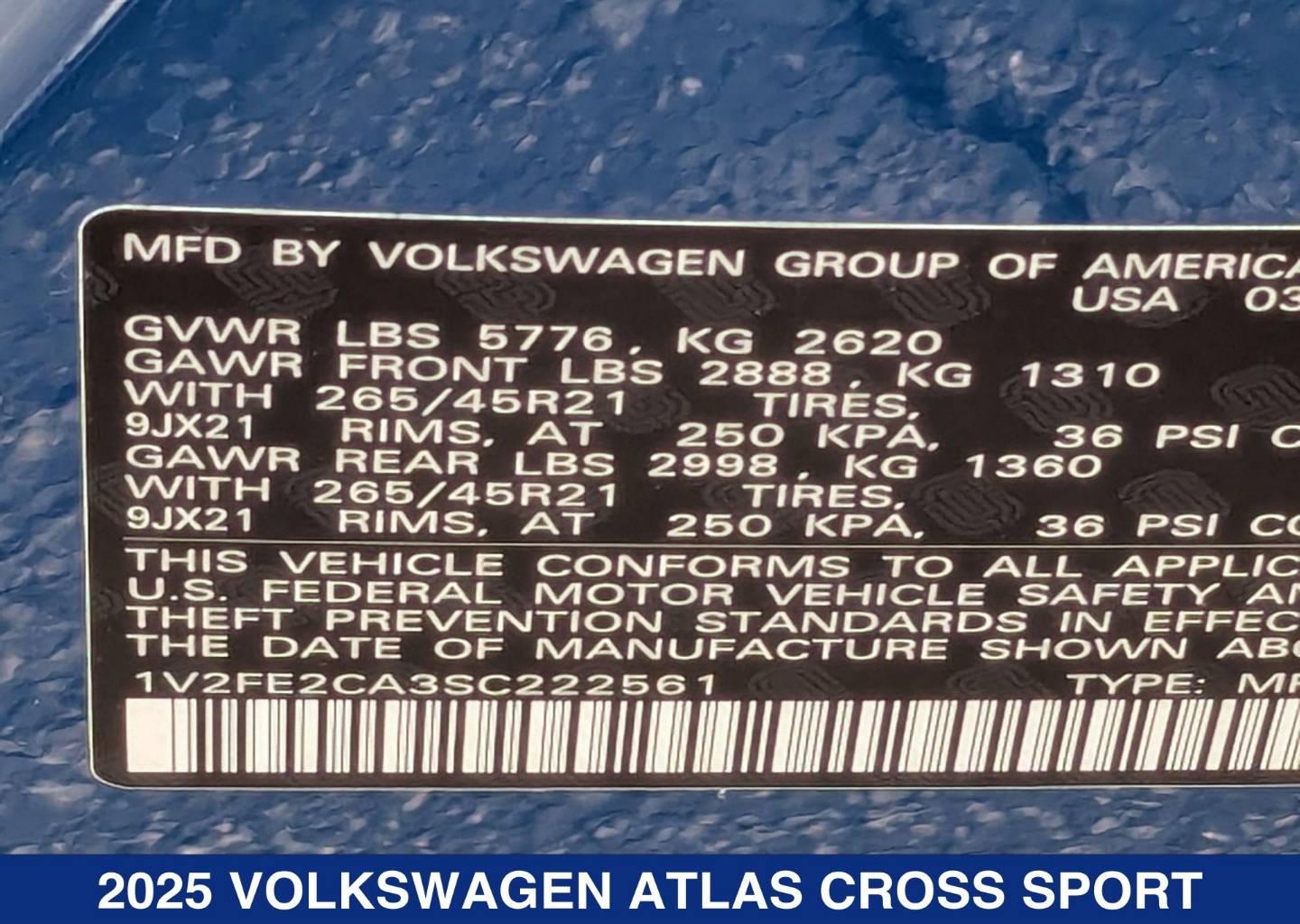 2025 Volkswagen Atlas Cross Sport SEL Premium R-LINE - Photo 20