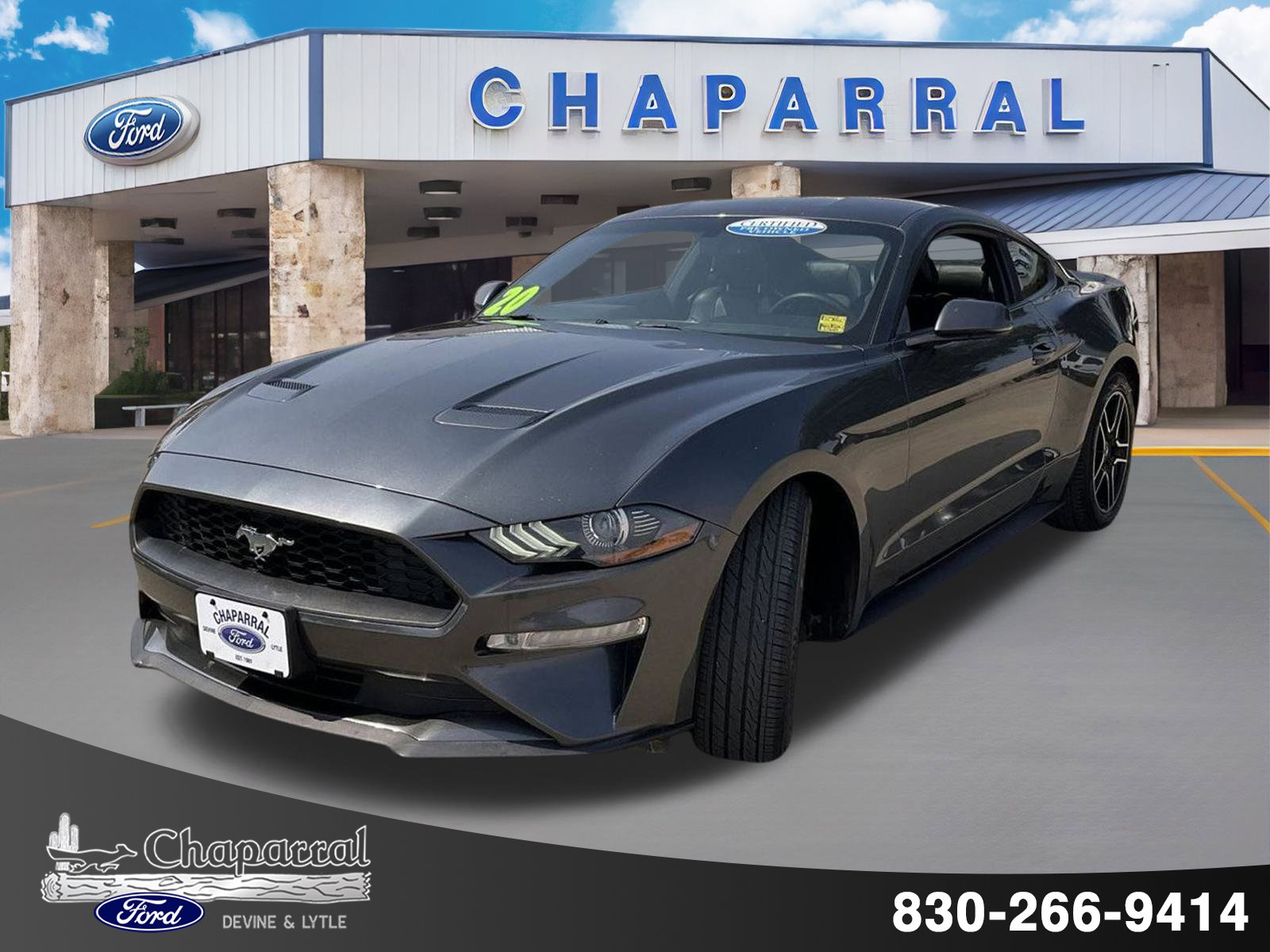 Used 2020 Ford Mustang EcoBoost Premium with VIN 1FA6P8TH7L5136080 for sale in Devine, TX
