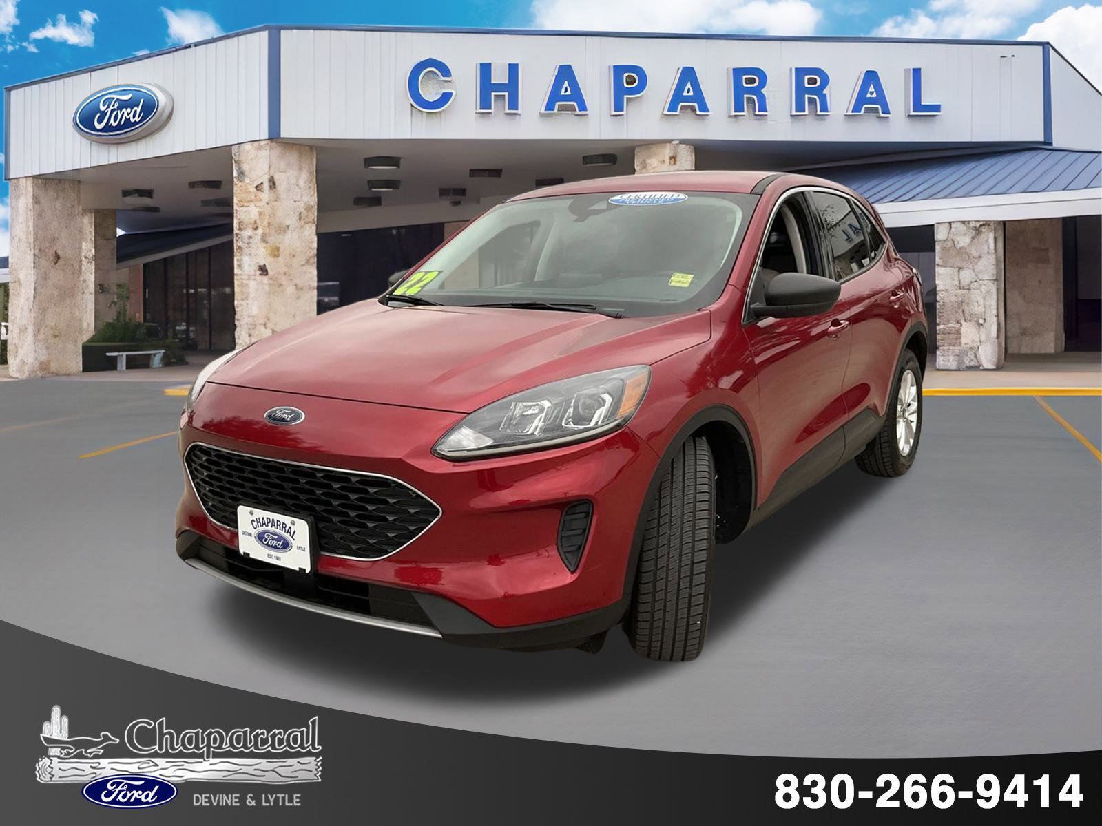 Used 2022 Ford Escape SE with VIN 1FMCU0BZ2NUA05354 for sale in Devine, TX