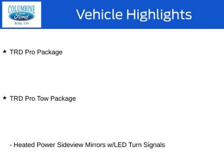 2024 Toyota Tundra Hybrid TRD PRO