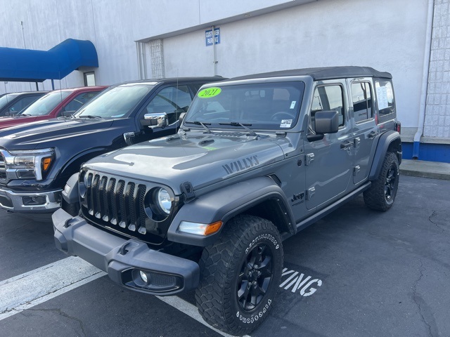 2021 Jeep Wrangler Unlimited Willys w/Cust Prefer Package & Hitch