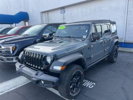 2021 Jeep Wrangler Unlimited Willys w/Cust Prefer Package & Hitch