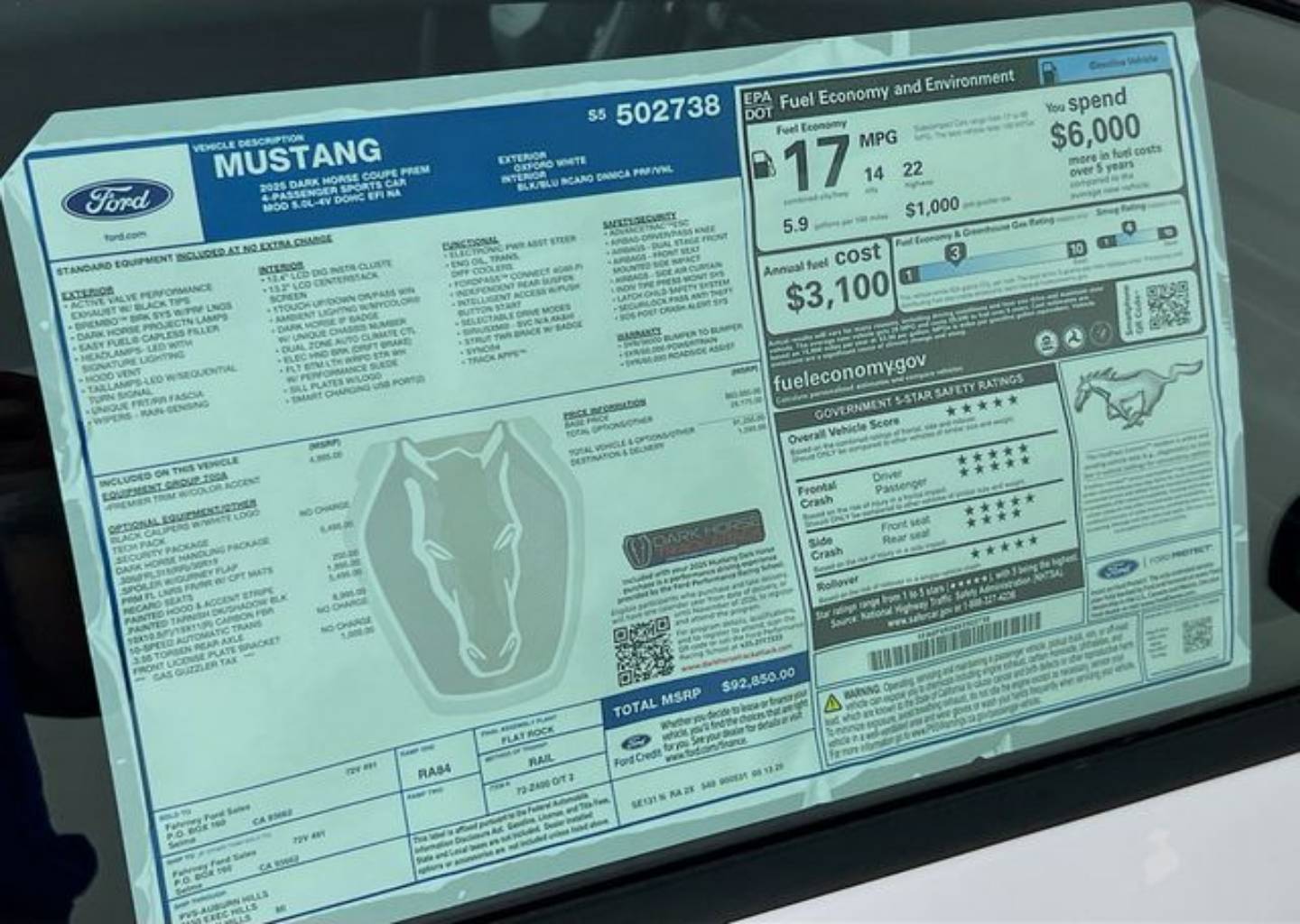 2025 Ford Mustang Dark Horse - Photo 30