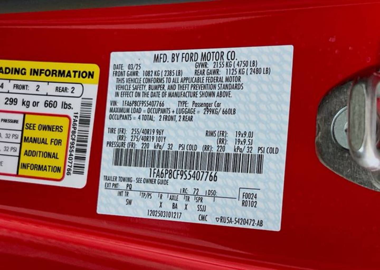 2025 Ford Mustang GT Premium Fastback - Photo 21