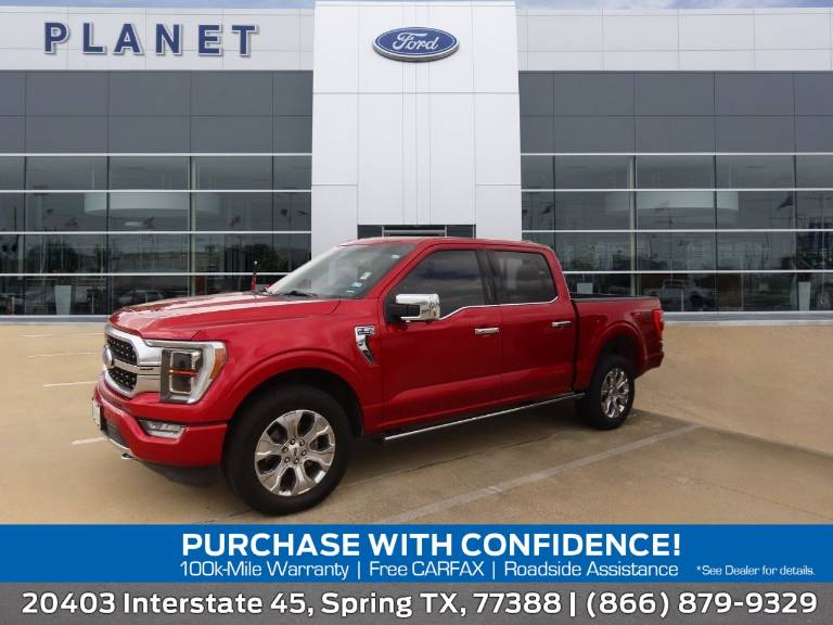 2022 Ford F-150 Platinum 4WD SuperCrew 5.5' Box