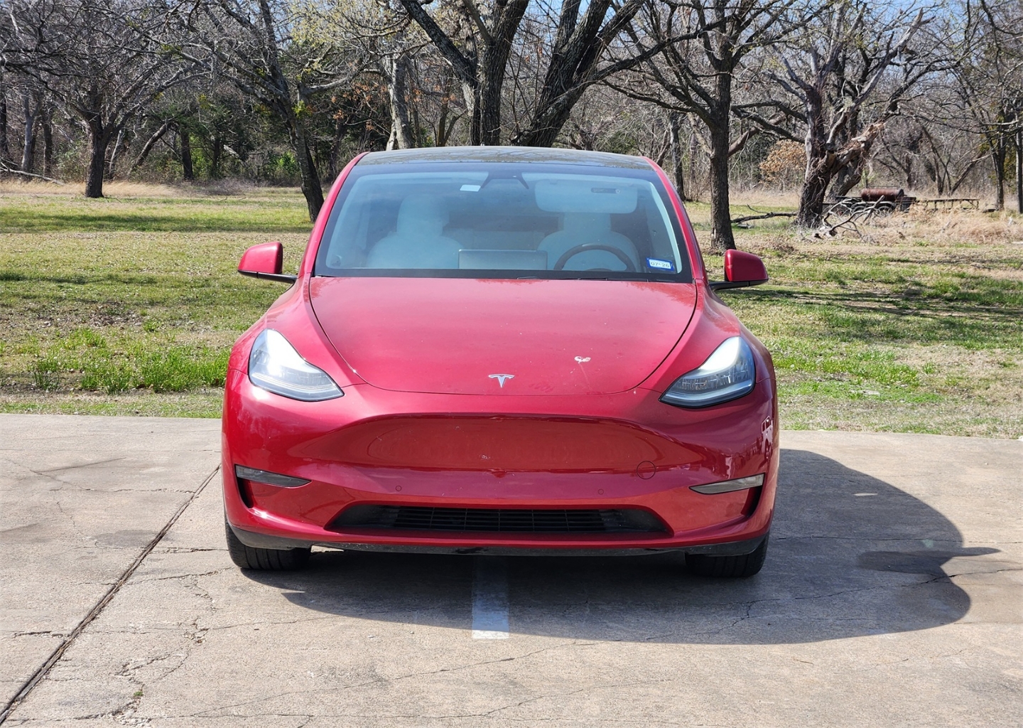 Used 2020 Tesla Model Y Long Range with VIN 5YJYGDEE5LF025749 for sale in DeSoto, TX