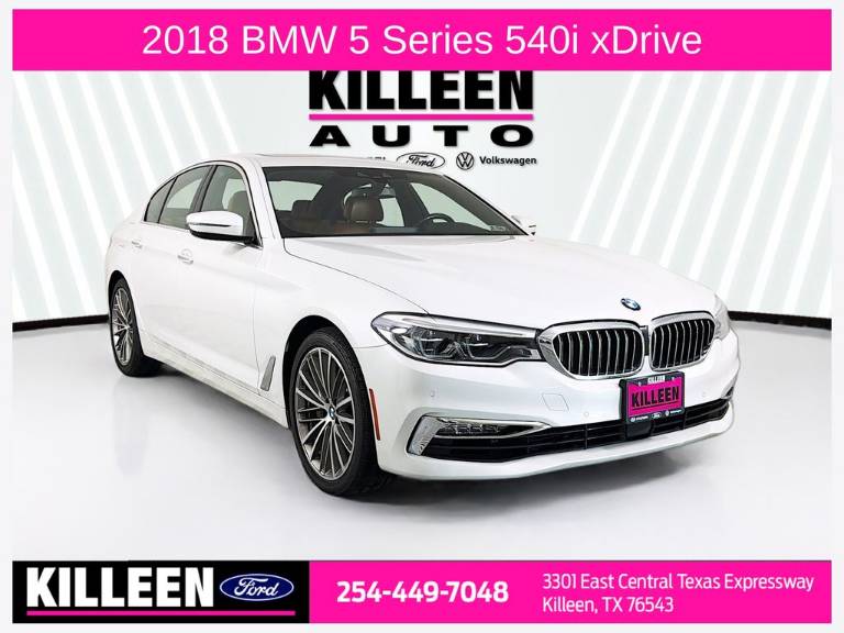 2018 BMW 5 Series 540I xDrive
