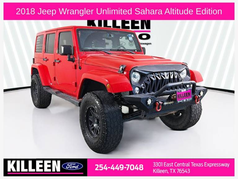 2018 Jeep Wrangler JK Unlimited Altitude