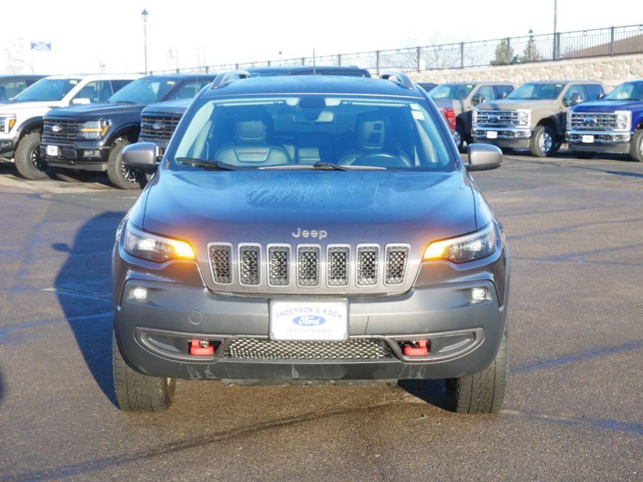 Certified 2019 Jeep Cherokee Trailhawk with VIN 1C4PJMBX6KD359328 for sale in North Branch, Minnesota