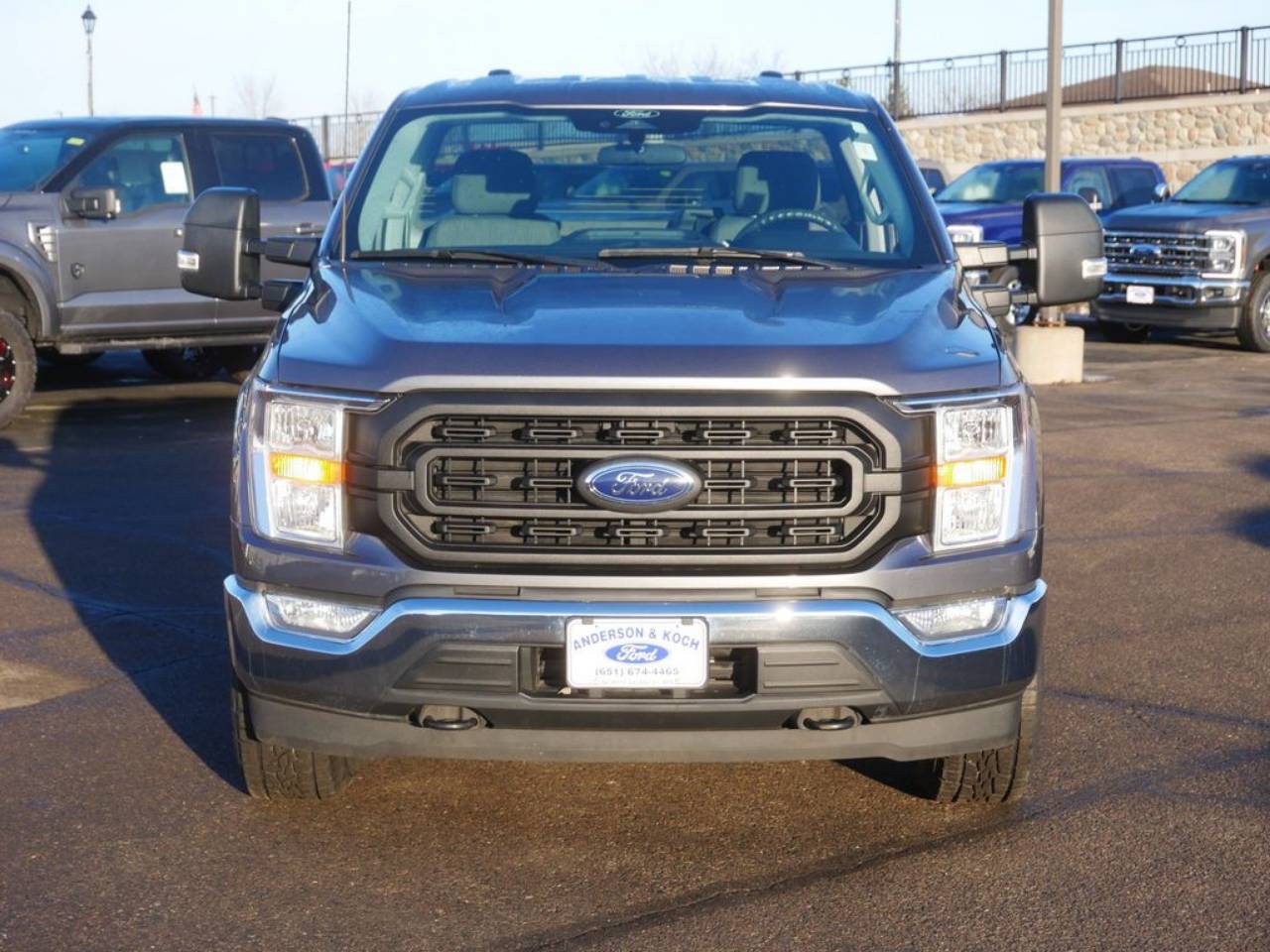 Used 2022 Ford F-150 XL with VIN 1FTNF1E83NKD22698 for sale in North Branch, Minnesota