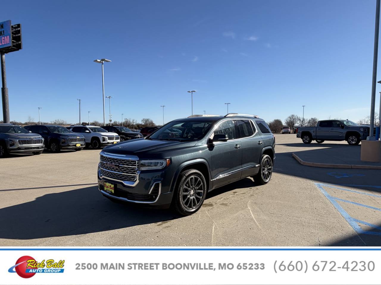 Used 2020 GMC Acadia Denali with VIN 1GKKNXLS3LZ173211 for sale in Kansas City