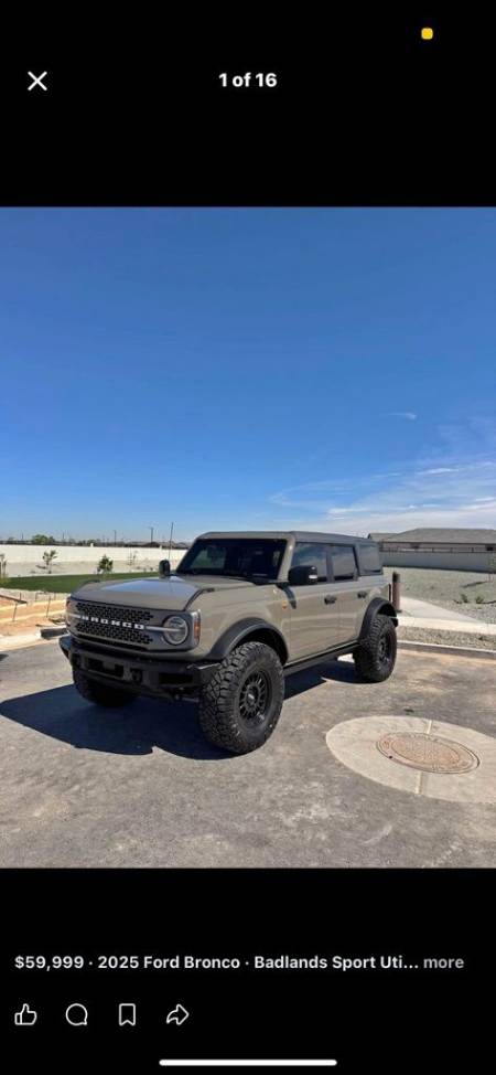 2025 Ford Bronco Badlands